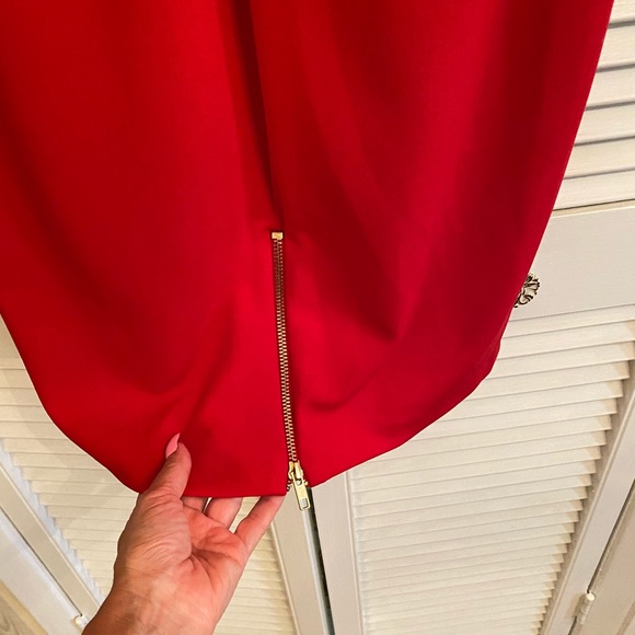 Betsy & Adam red dress size 6 NWT - Picture 7 of 9